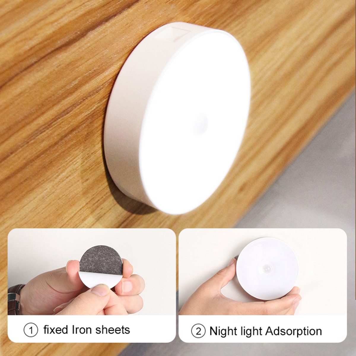 NEW Wireless Motion Sensor Night Lights Bedroom Decor Light 6LED Detector Wall Decorative Lamp Staircase Closet Room Aisle Light