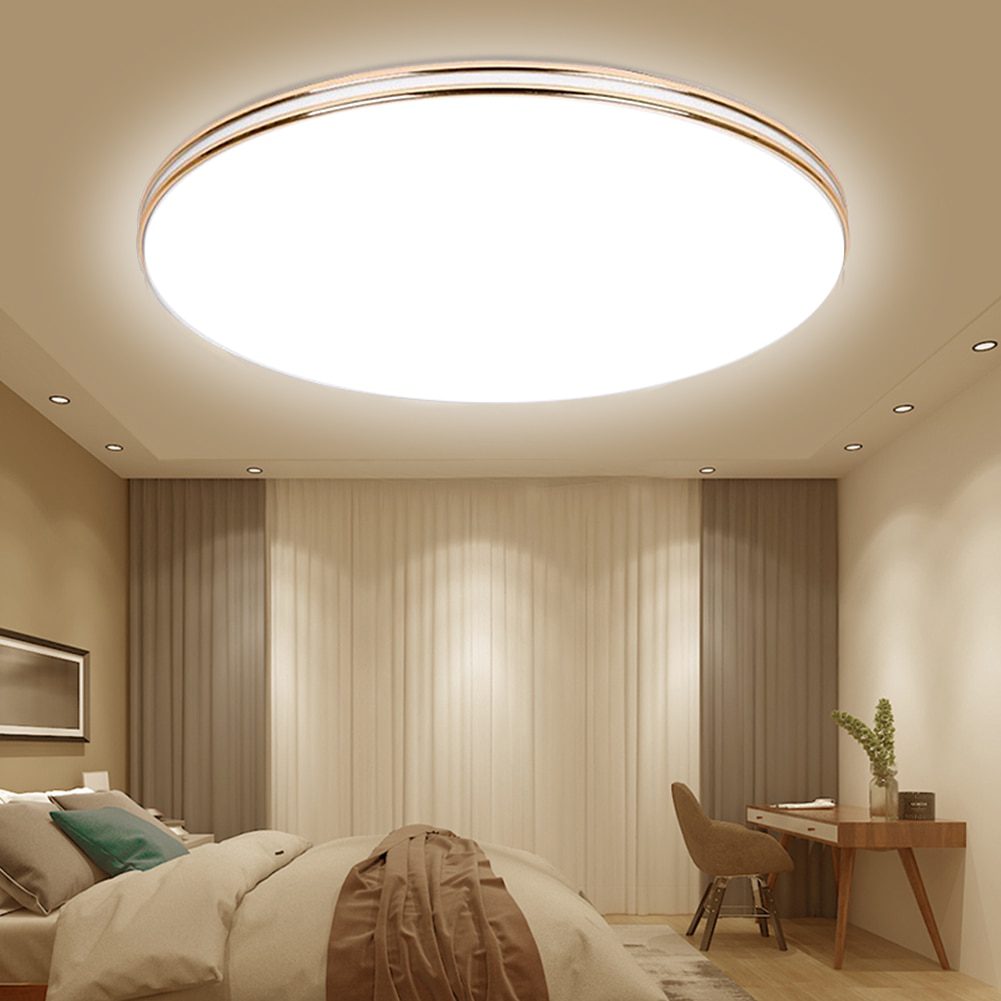 NEW LED Ceiling Light 72W 36W 24W 18W 12W Down Light Surface Mount Panel Lamp AC 220V Modern 3 Colors Lamp For Home Decor Lighti