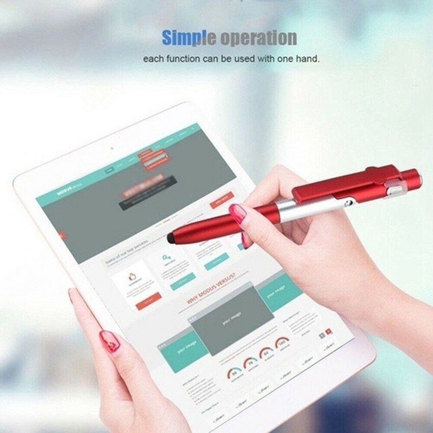 NEW Pen Multifunction Led Light Folding Stand for Phone Holder Night Reading Stationery Pen Tools Set Professional Gadgets