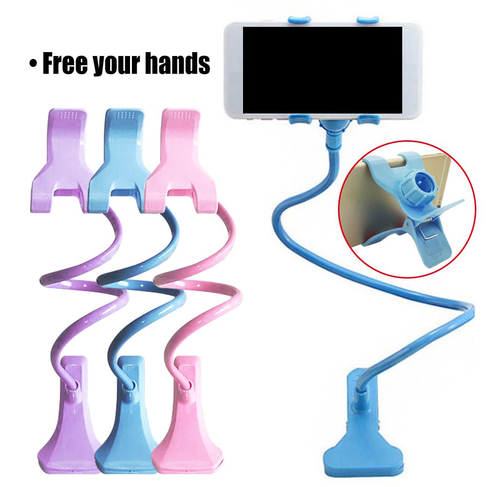 NEW Universal Mobile Phone Holder Flexible Adjustable Cellphone Clip Lazy Home Bed Desktop Smartphone Stand Long Arms Mount Brac