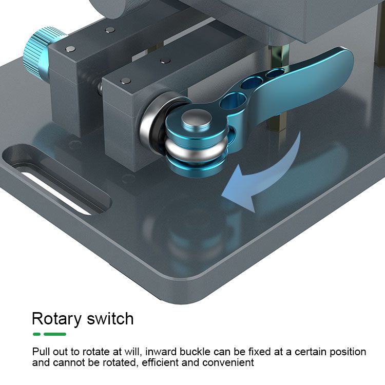 NEW RL-601S mobile phone rear glass cover removal tool,360° rotating fixture, separation frame back cover without hurting paint