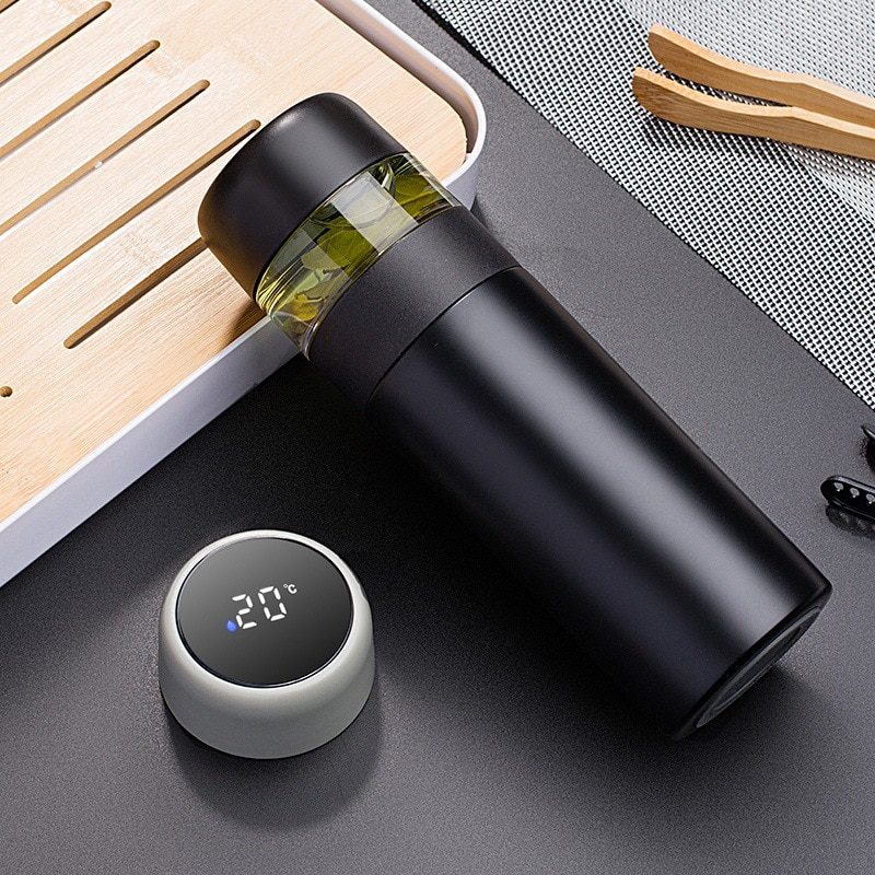 NEW Tea And Water Separation Cup Household Coffee Brewing Cup Sports Cup Ceramic Liner Tea Cup 316 Stainless Steel Men's Cup