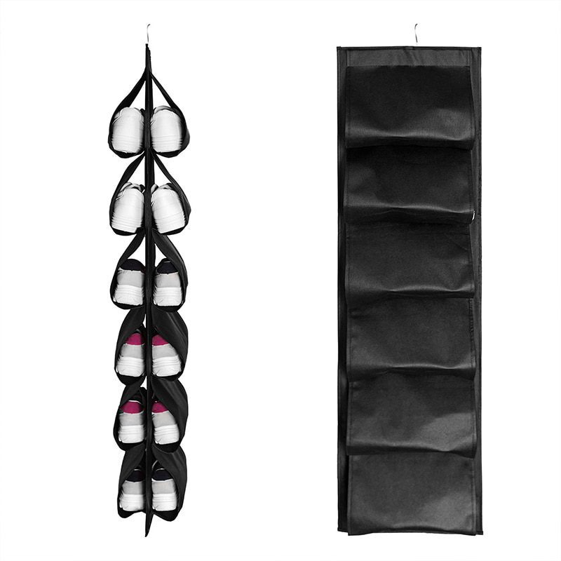 NEW Shoe Hanging Handbag Organizer Travel Home Storage for Wardrobe Closet Storage Bag Door Wall Sundry Shoe Bag with Hanger Pou