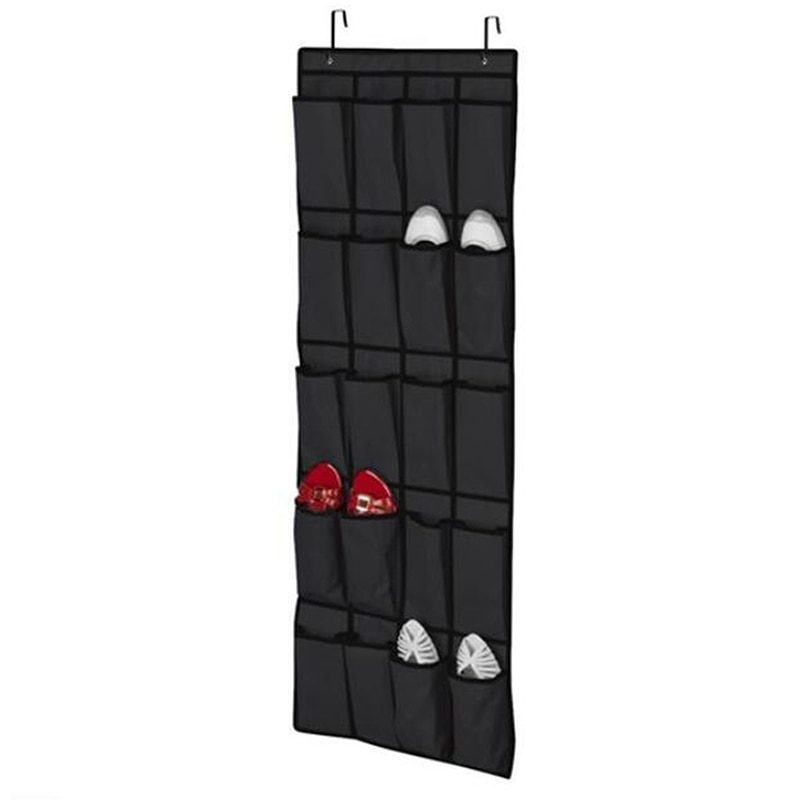 NEW 20 Pocket Large Mesh Cloth Box Storage Hanging Bag Wall-mounted Sundries Organizer Holder Room Shoes Slippers Storage Bag