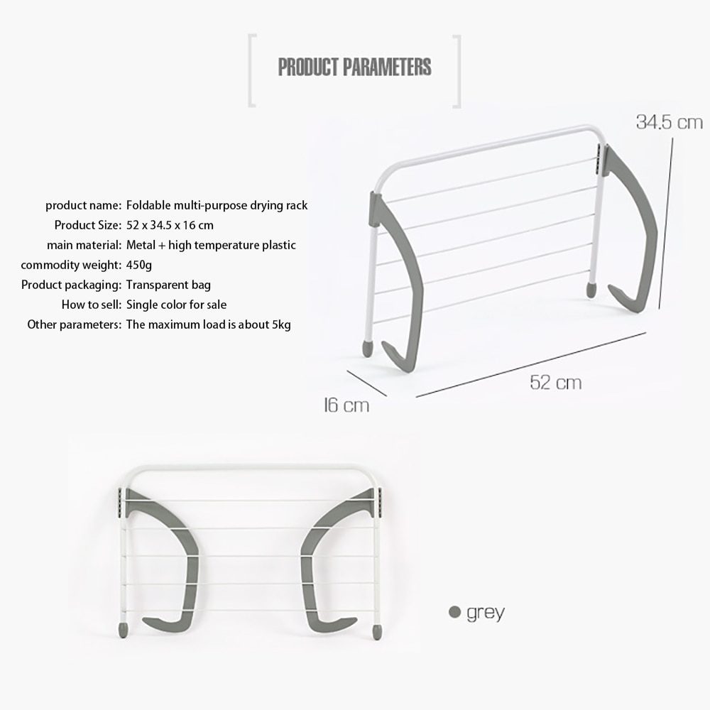 NEW Adjustable Folding Clothes Drying Racks Hanger Shelf Balcony Storage Holder Outdoor Indoor Clothes Drying Rack Hanger