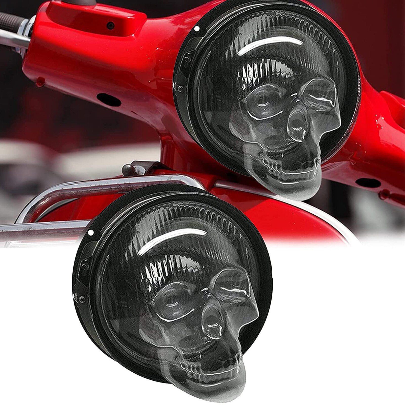 NEW Creative Car Skull Lampshade Truck Car Decoration Protection Headlight Accessories Motorcycle Lamp Covers Bulb Shades