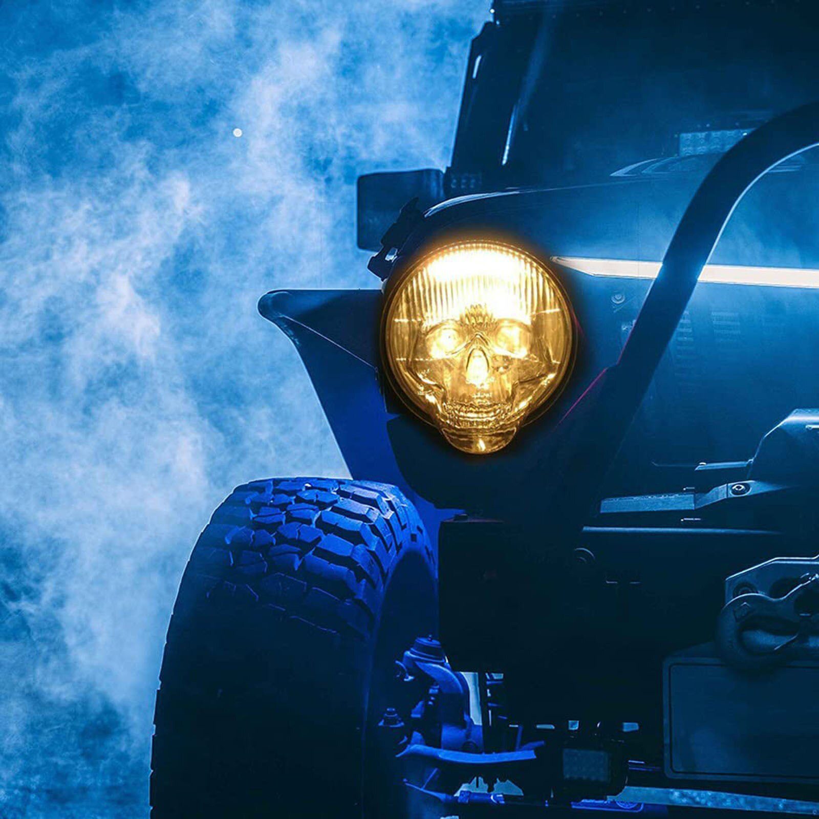 NEW Creative Car Skull Lampshade Truck Car Decoration Protection Headlight Accessories Motorcycle Lamp Covers Bulb Shades