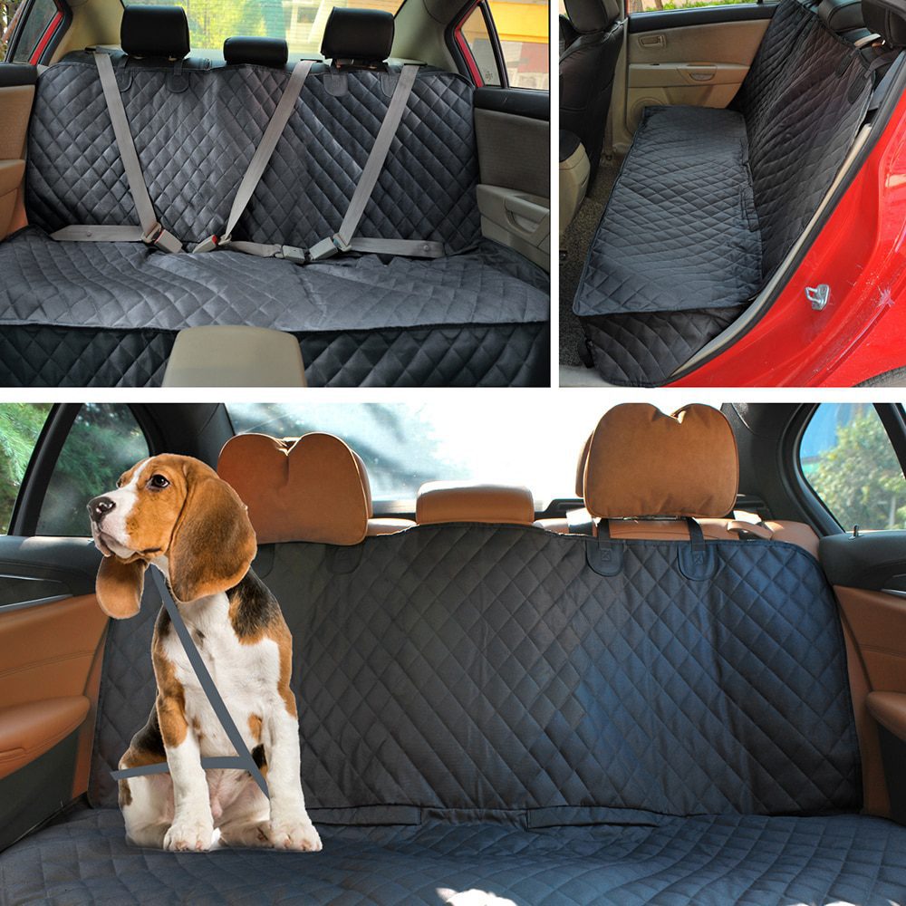 NEW Dog Car Seat Cover 100% Waterproof Pet Cat Dog Carrier Car Back Seat Cover Nonslip 600D Heavy Duty Bench Car Seat For Large