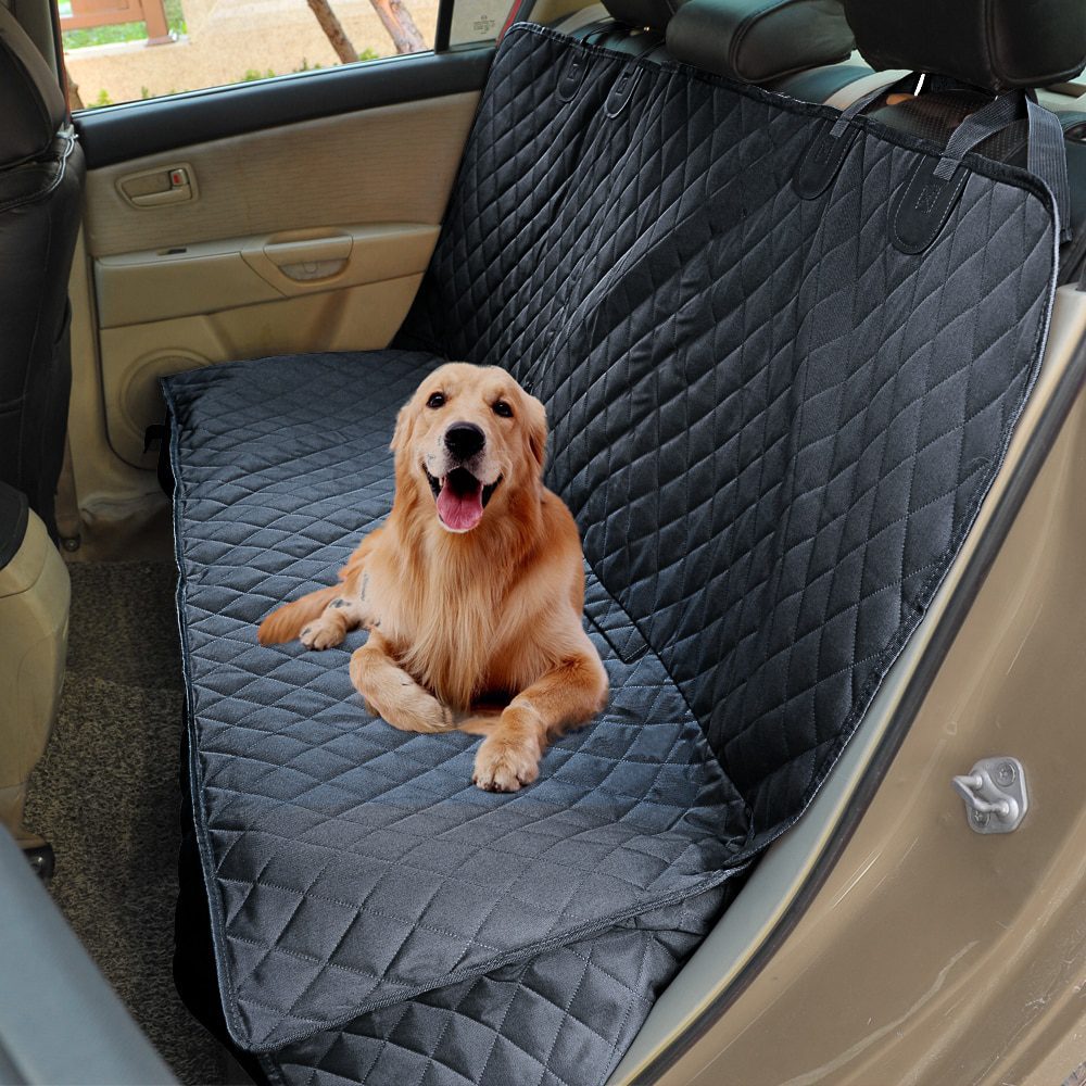 NEW Dog Car Seat Cover 100% Waterproof Pet Cat Dog Carrier Car Back Seat Cover Nonslip 600D Heavy Duty Bench Car Seat For Large