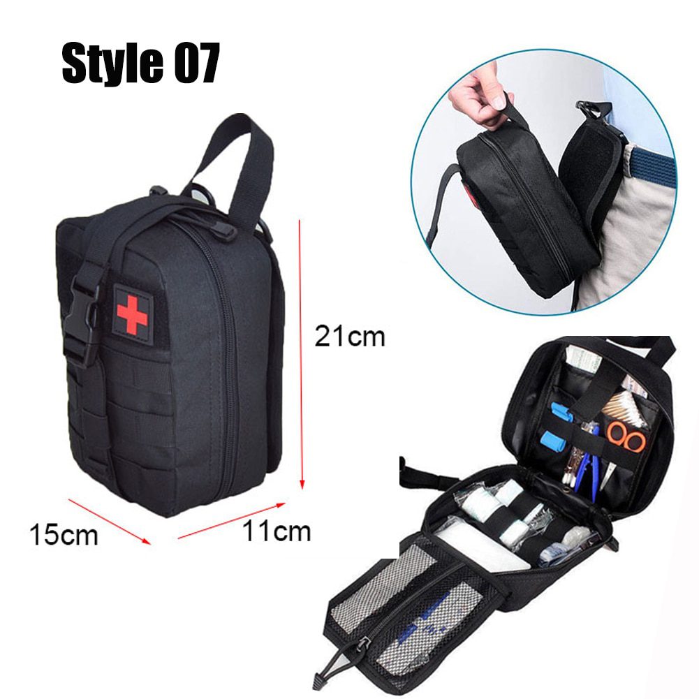 NEW First Aid Kits Bag Portable Outdoor Hunting Military Tactical Survival Emergency Pack Home/Car Medical Package EDC Tools Pac