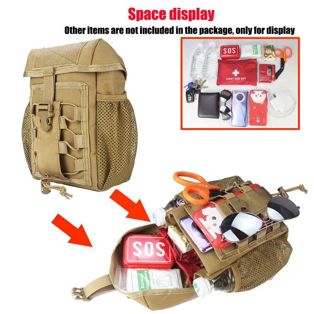 NEW First Aid Kits Bag Portable Outdoor Hunting Military Tactical Survival Emergency Pack Home/Car Medical Package EDC Tools Pac