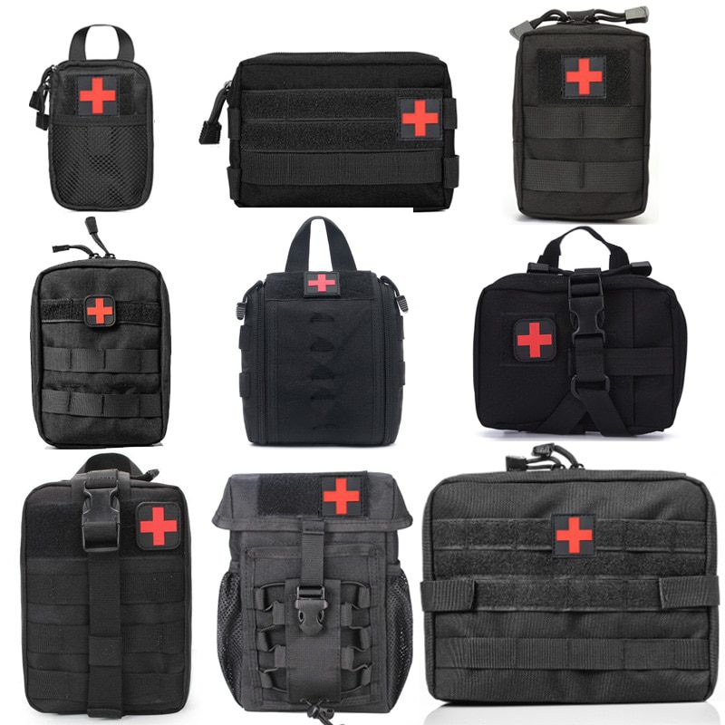 NEW First Aid Kits Bag Portable Outdoor Hunting Military Tactical Survival Emergency Pack Home/Car Medical Package EDC Tools Pac