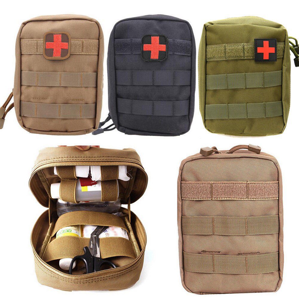 NEW First Aid Kits Bag Portable Outdoor Hunting Military Tactical Survival Emergency Pack Home/Car Medical Package EDC Tools Pac