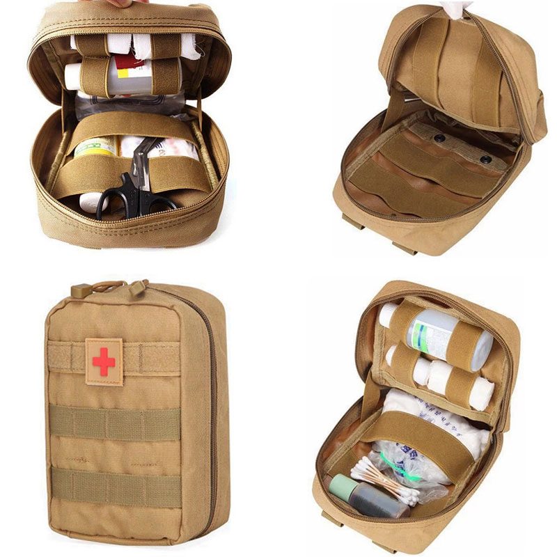 NEW First Aid Kits Bag Portable Outdoor Hunting Military Tactical Survival Emergency Pack Home/Car Medical Package EDC Tools Pac