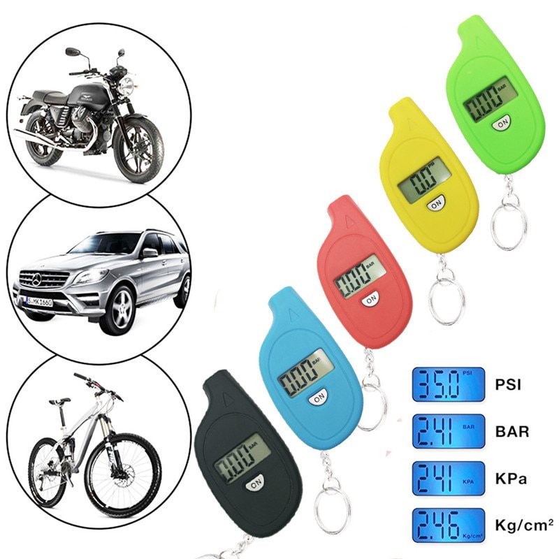 NEW Digital Car Tire Pressure Tester Motorcycle Auto Tyre Air Meter Gauge LCD Display Procession Tool 3-150 PSI Safety