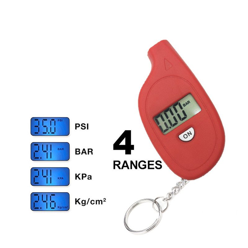 NEW Digital Car Tire Pressure Tester Motorcycle Auto Tyre Air Meter Gauge LCD Display Procession Tool 3-150 PSI Safety