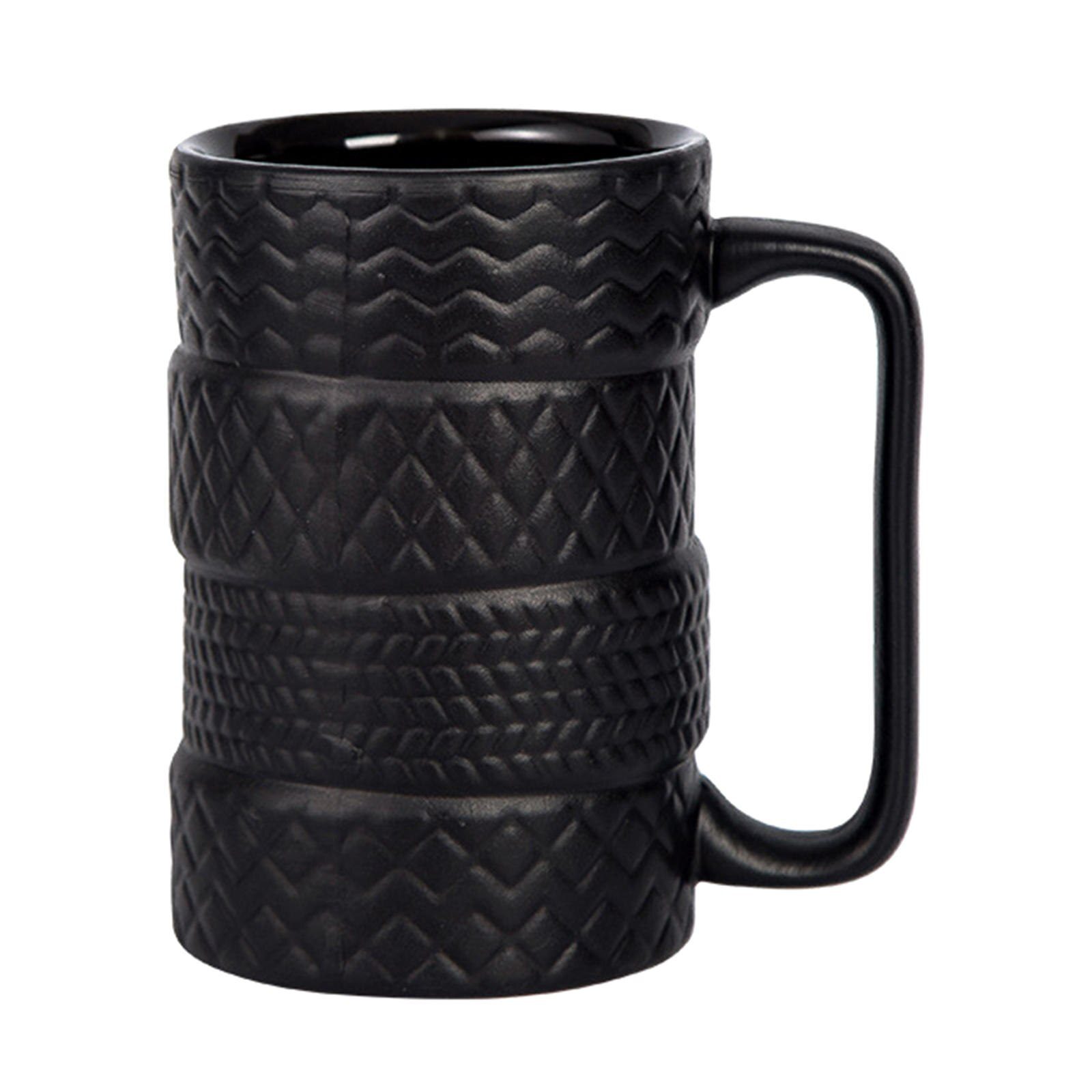 NEW Tyre Tire Coffee Mug Car Mug Morning Cup Juice Milk Mugs for Birthday Holiday Gifts Coffee Cups Wheel Coffee Mug Desk