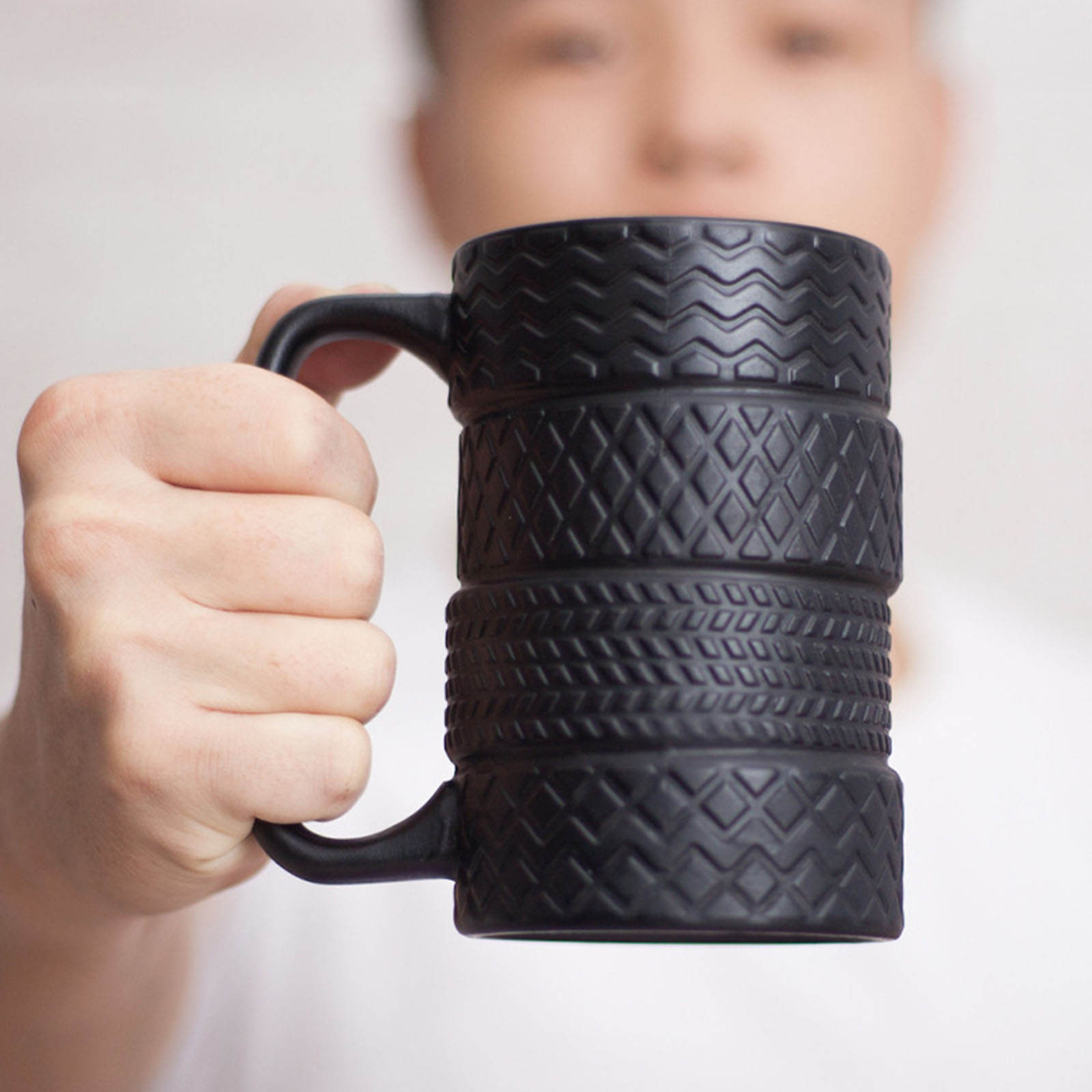 NEW Tyre Tire Coffee Mug Car Mug Morning Cup Juice Milk Mugs for Birthday Holiday Gifts Coffee Cups Wheel Coffee Mug Desk