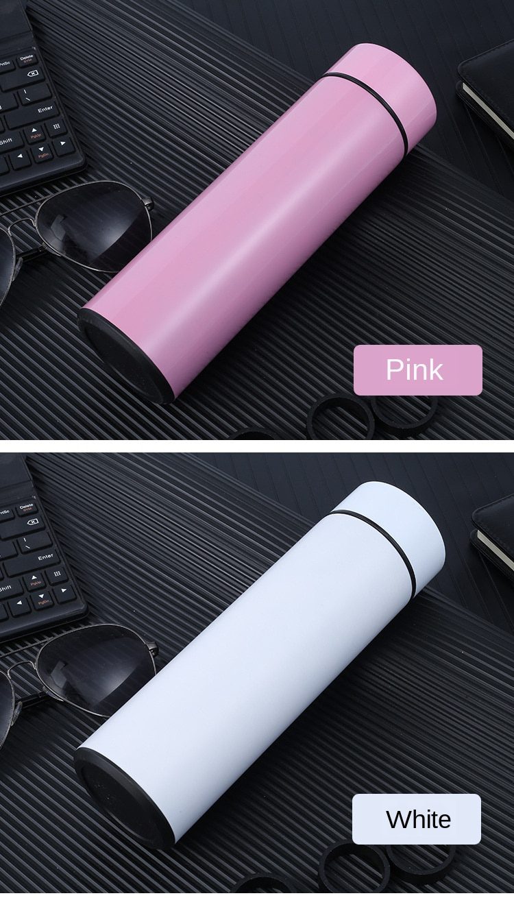 NEW Color Changing Temperature Insulation Cup Stainless Steel Vacuum Leak-Proof Travel Thermos Cup