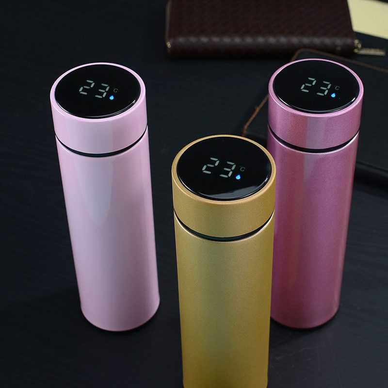 NEW Color Changing Temperature Insulation Cup Stainless Steel Vacuum Leak-Proof Travel Thermos Cup