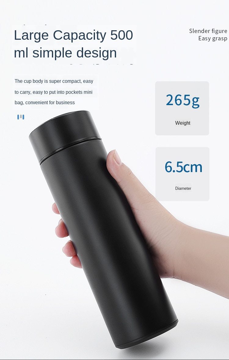 NEW Color Changing Temperature Insulation Cup Stainless Steel Vacuum Leak-Proof Travel Thermos Cup