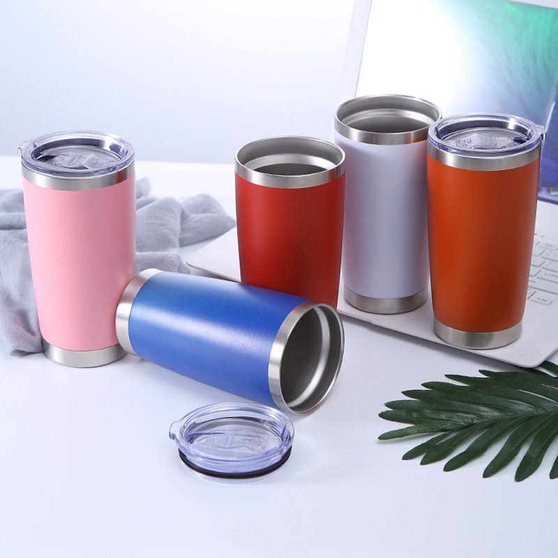 NEW Mug Beer Cups Stainless Steel Thermos for Tea Coffee Water Bottle Vacuum Insulated Leakproof With Lids Tumbler Drinkware