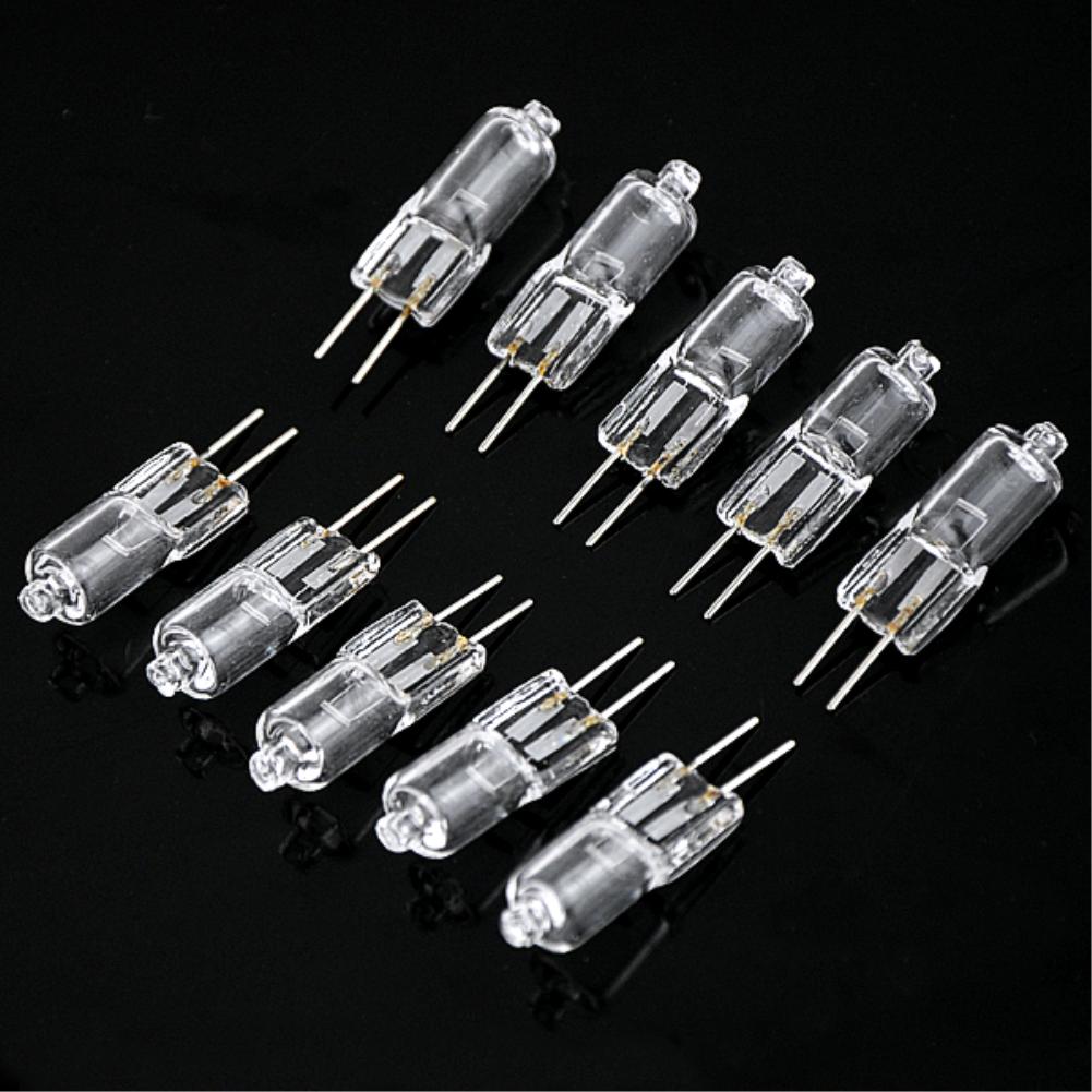 NEW 20pcs/lot Ultra Bright g4 12 v 20 w JC Type halogen lamp G4 12V 20W bulb inserted beads crystal lamp halogen bulb