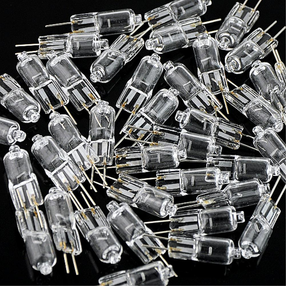 NEW 20pcs/lot Ultra Bright g4 12 v 20 w JC Type halogen lamp G4 12V 20W bulb inserted beads crystal lamp halogen bulb