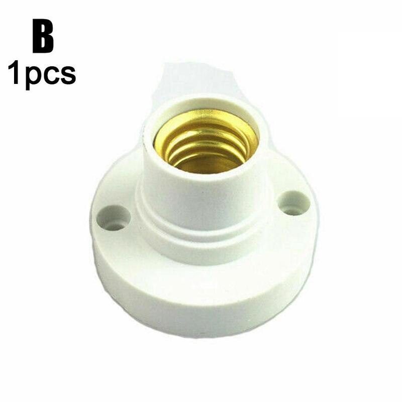 NEW E14 Lamp Base Holder Adapter LED Bulb Light Round Screw Fixing Fitting Bulb Holder Plug 220V light Base Holder