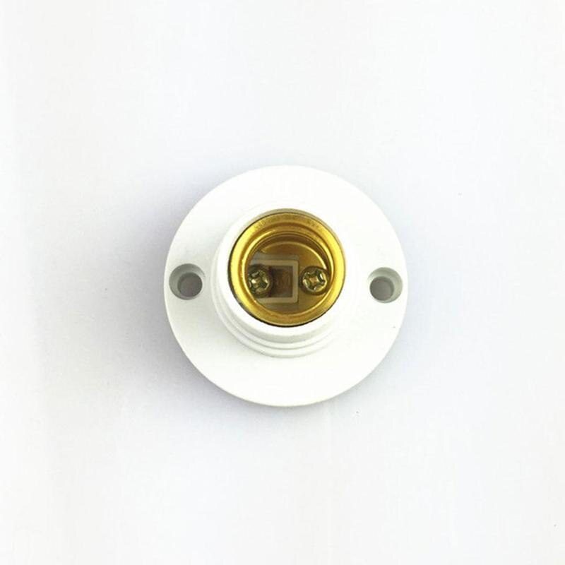 NEW E14 Lamp Base Holder Adapter LED Bulb Light Round Screw Fixing Fitting Bulb Holder Plug 220V light Base Holder