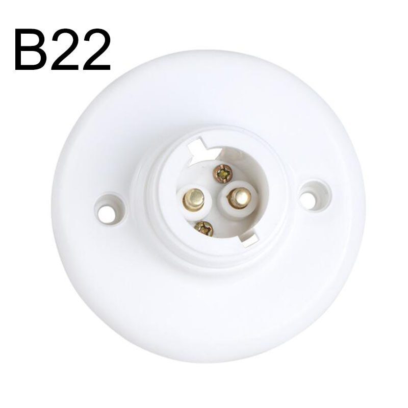 NEW NEW Screw Lamp Base e27 B22 Lamp holder Socket base Light Bulb e27 Socket Holder Adapter Snap-in lamp holder