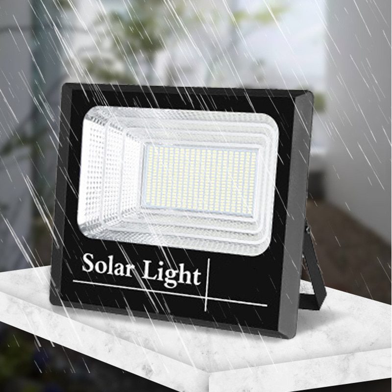 NEW LED Solar Lights Outdoor Flood Lamp Solar Powered 25W 30W 45W Spotlight White Lighting for Garden Garage Street Lamp Solar L