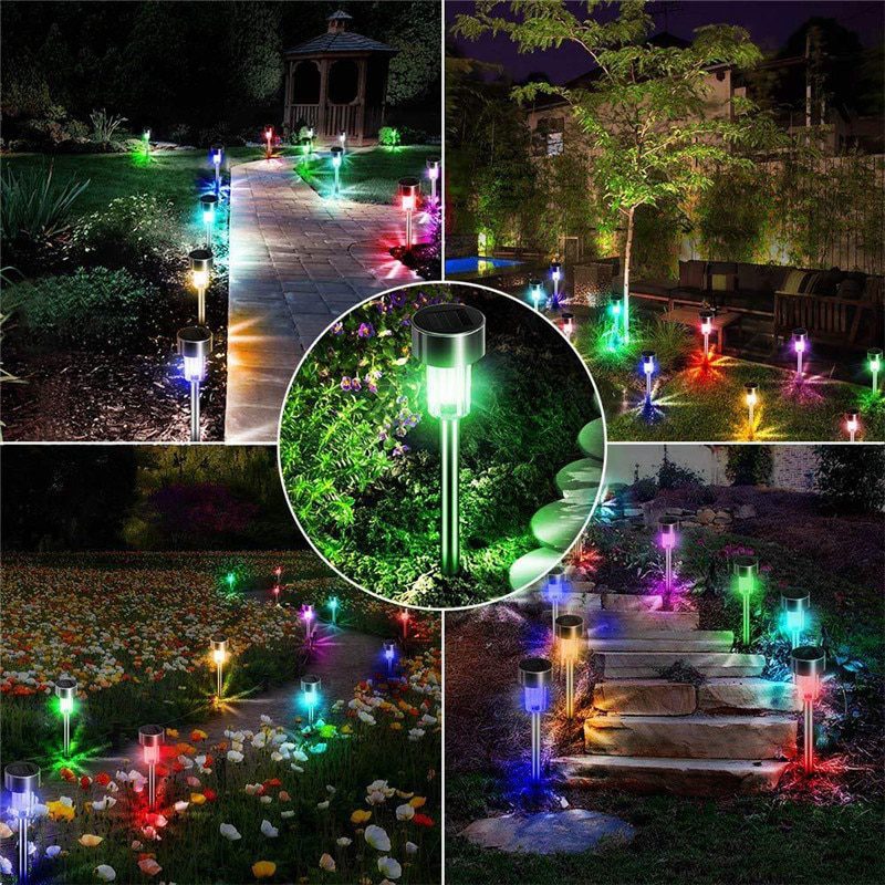 NEW 4/10Pcs Solar Led Light Outdoor Street Lamp for Garden Decoration Lanterne Waterproof Solar Lights Lawn Pathway Landscape Li