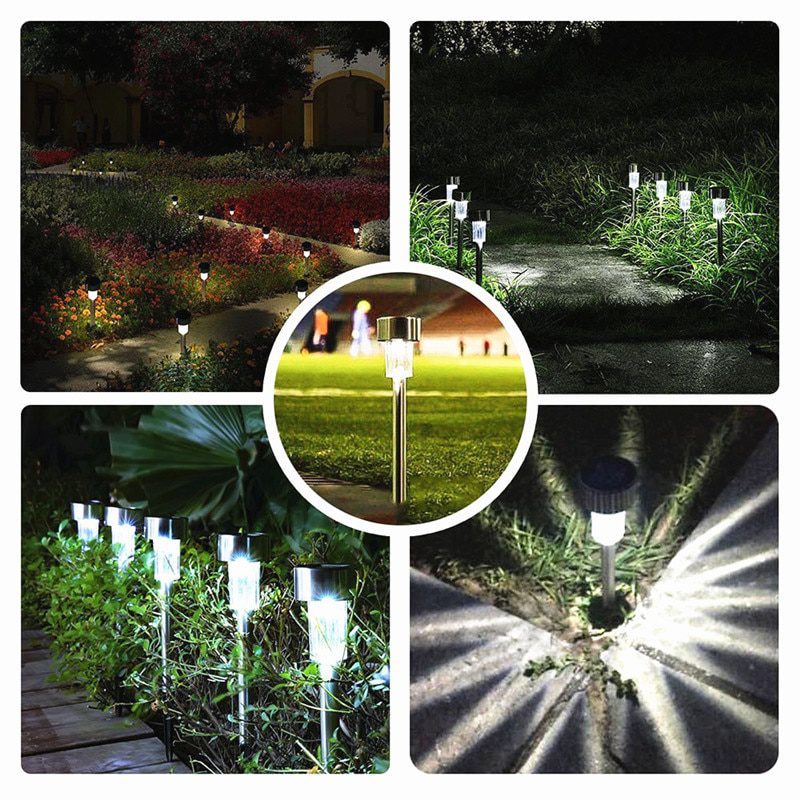 NEW 4/10Pcs Solar Led Light Outdoor Street Lamp for Garden Decoration Lanterne Waterproof Solar Lights Lawn Pathway Landscape Li