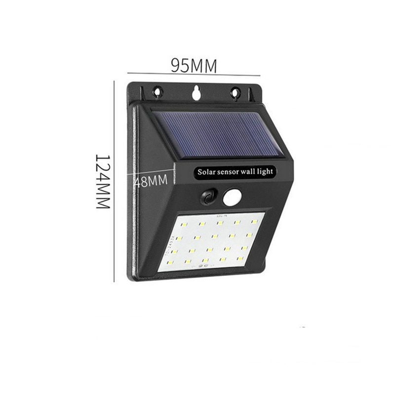 NEW LED Garden Solar Led Light Outdoor Floodlight Solar Lamp PIR Motion Sensor Solar Street Light for Garden Decor Wall Lights L