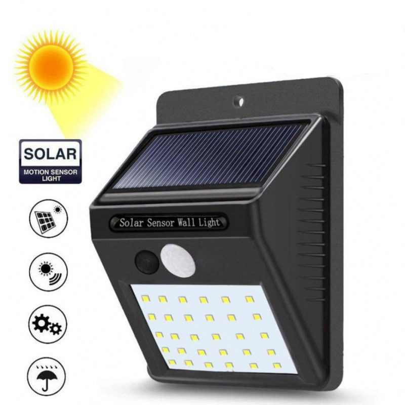 NEW LED Garden Solar Led Light Outdoor Floodlight Solar Lamp PIR Motion Sensor Solar Street Light for Garden Decor Wall Lights L