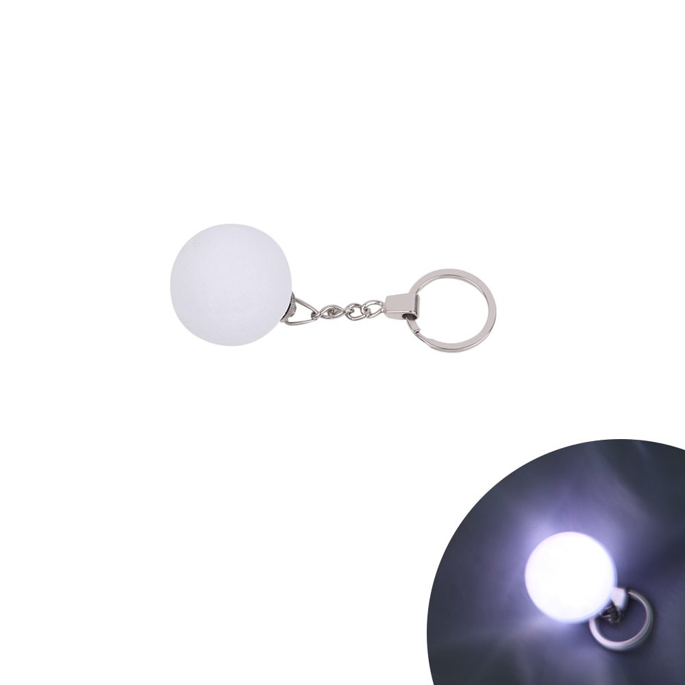 NEW Portable 3D Print Round Moon Light Keychain Decoration Night Lamp Creative Moon Lamp LED Button Battery Switch Birthday Gift