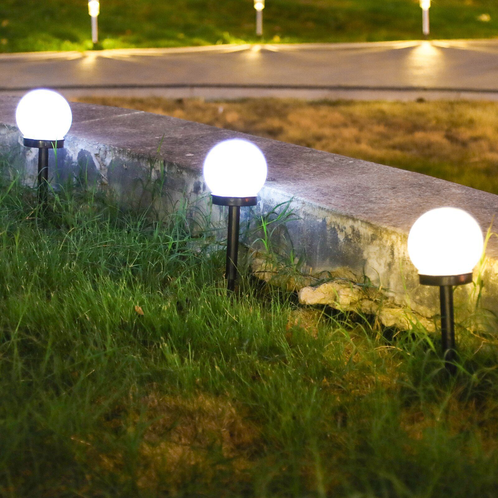 NEW Outdoors Led Solar Lights Outdoor Solar Led Lawn Lamps Street Lighting Luminaria for Garden Decoration Solar Powered Path Li