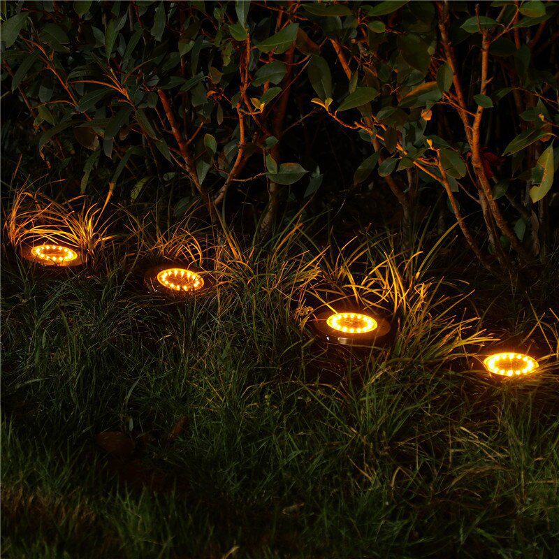 NEW 8/16 LED Solar Led Light Outdoor Solar Powered Lantern Waterproof Solar Lamp Ground Spot Lamp Garden Decoration Outdoor Ligh