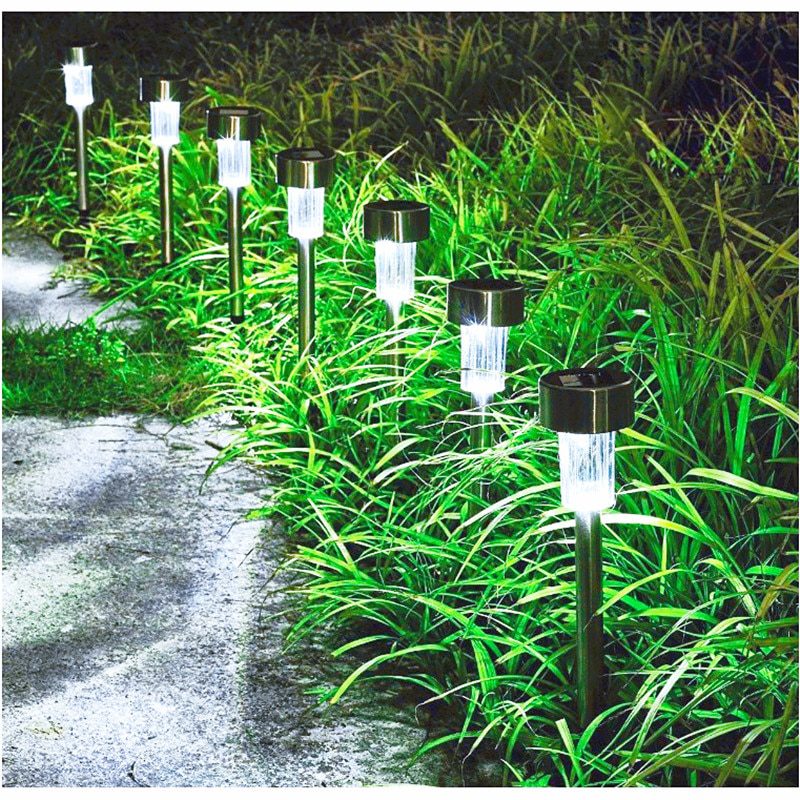 NEW 2/5Pcs Solar Garden Light Outdoor Solar Power Lantern Waterpoof Landscape Decoration Lighting for Path Yard Lawn Sunlight La