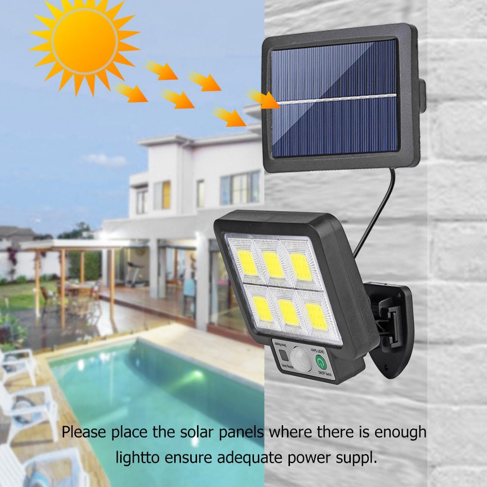 NEW Garden Solar LED Wall Light Outdoor Motion Sensor Waterproof Garden Solar Power Lights For Street Path Outdoor Wall Lamp