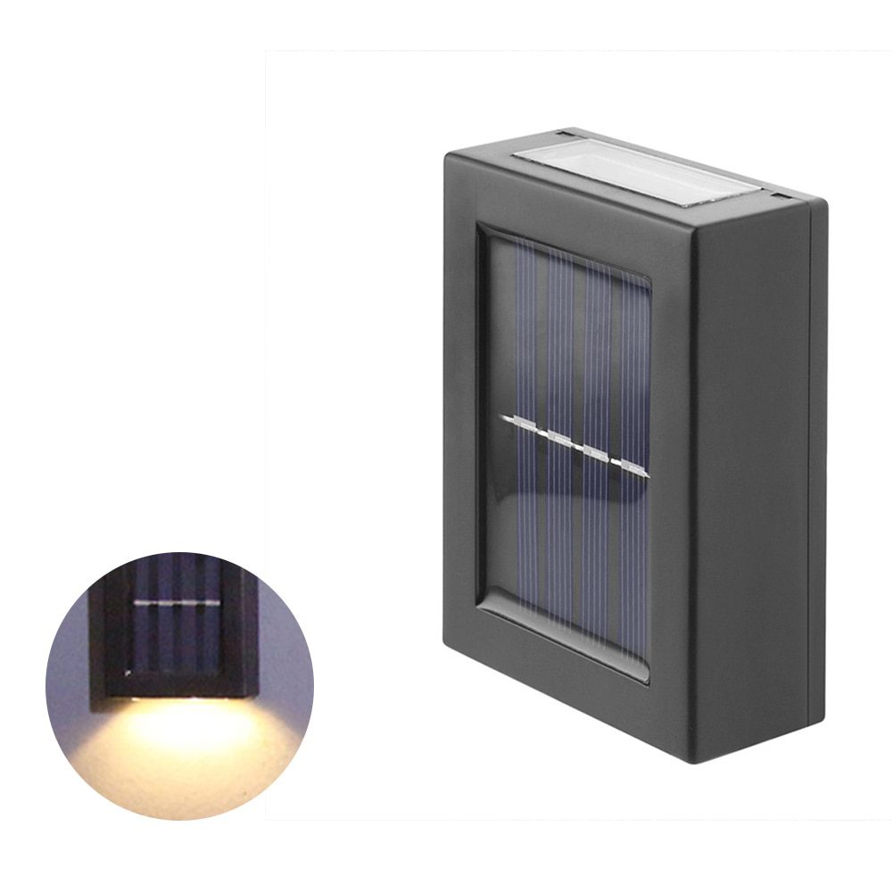 NEW 1/2pcs LED Solar Wall Lamp Outdoor Garden Waterproof Household Wall Lamp Light Up And Down Decorative Garden Courtyard Lamps