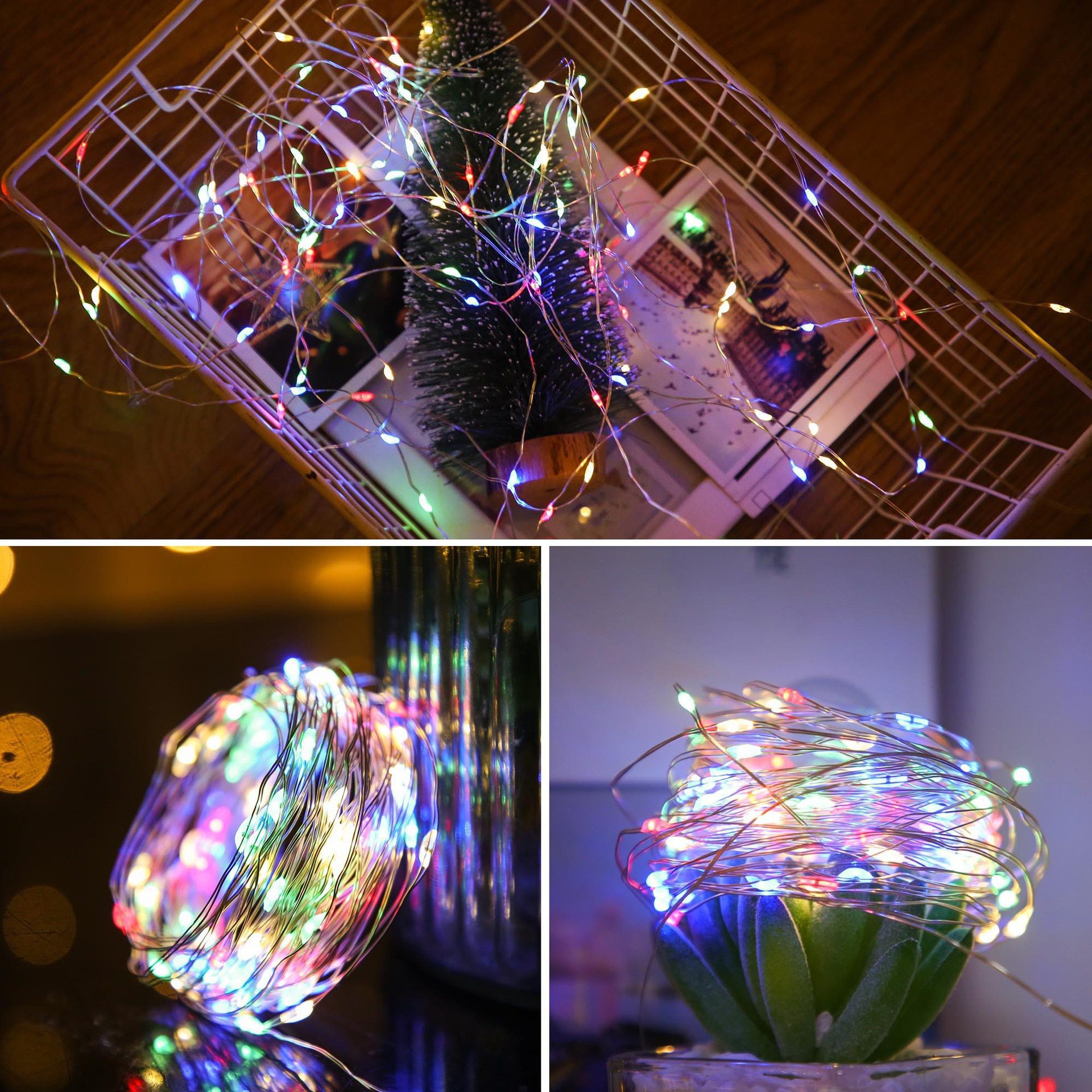 NEW Solar String Fairy Lights 7m 50LED Waterproof Outdoor Garland Solar Power Lamp Christmas For Garden Decoration