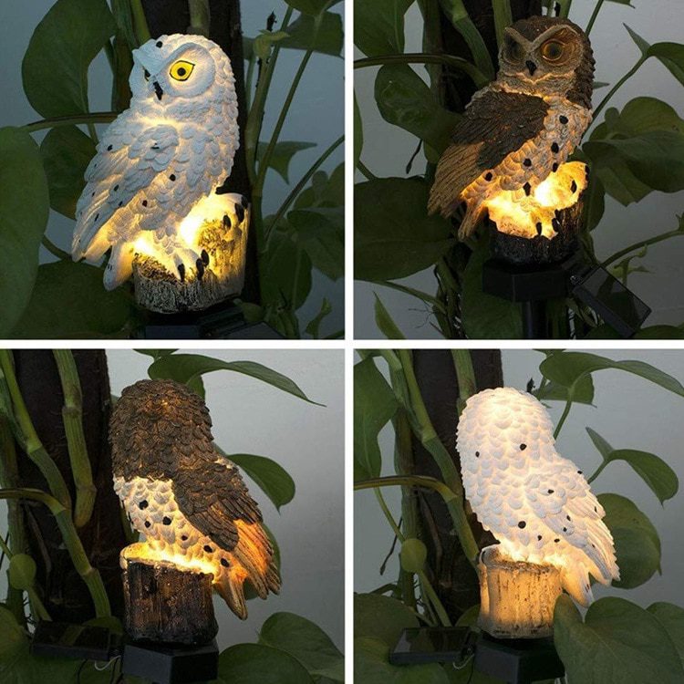 NEW solar outdoor garland lights Owl Parrot Garden Decoration Outdoor Solar Light Lawn Led Solar Lamp Waterproof solar garden li