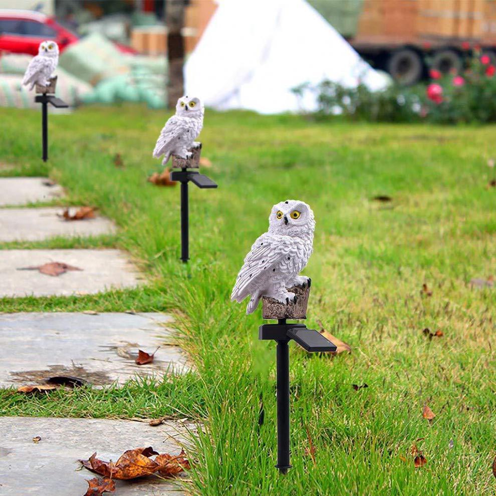 NEW solar outdoor garland lights Owl Parrot Garden Decoration Outdoor Solar Light Lawn Led Solar Lamp Waterproof solar garden li