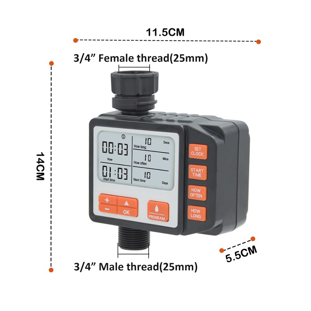 NEW Automatic LCD Display Watering Timer Electronic Digital Programmable Controller Garden Plant Vegetable Automatic Watering Ti