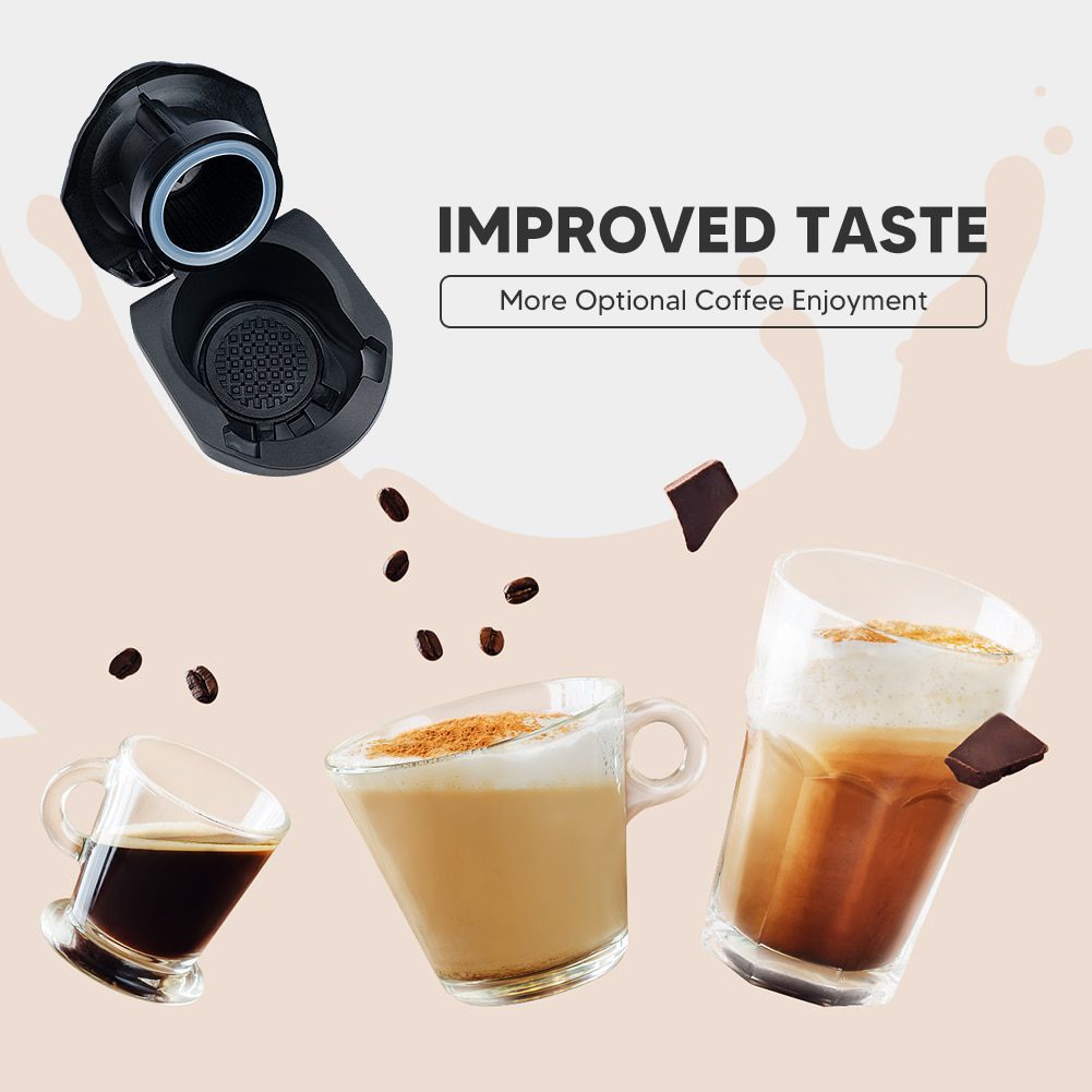 NEW ICafilas Adapter for Dolce Gusto PICCOLO XS/Genio S Machine Reusable Capsule Refillable Cafetera Expreso Coffee