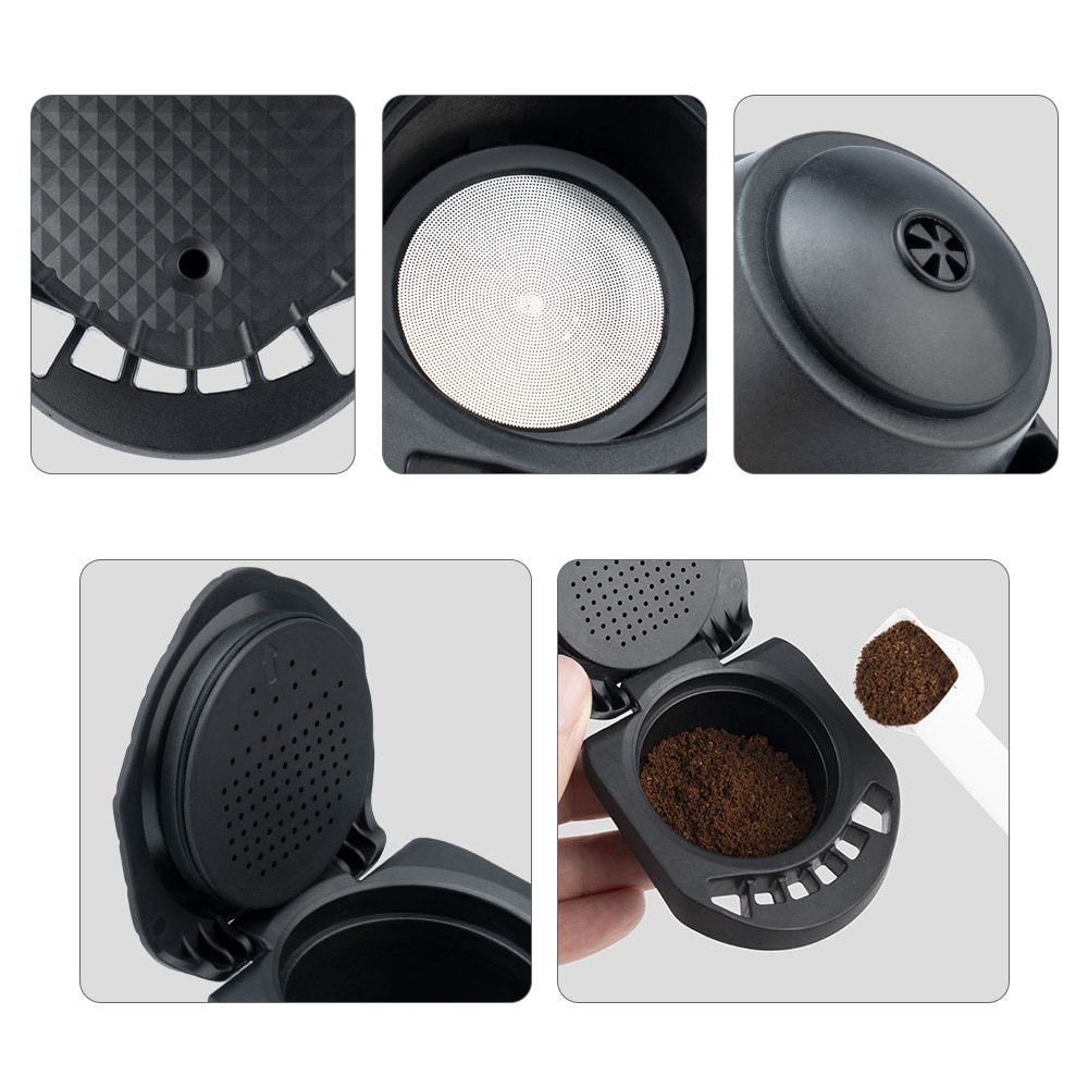 NEW ICafilas Adapter for Dolce Gusto PICCOLO XS/Genio S Machine Reusable Capsule Refillable Cafetera Expreso Coffee