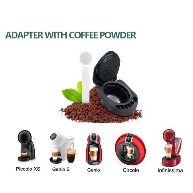 NEW ICafilas Adapter for Dolce Gusto PICCOLO XS/Genio S Machine Reusable Capsule Refillable Cafetera Expreso Coffee