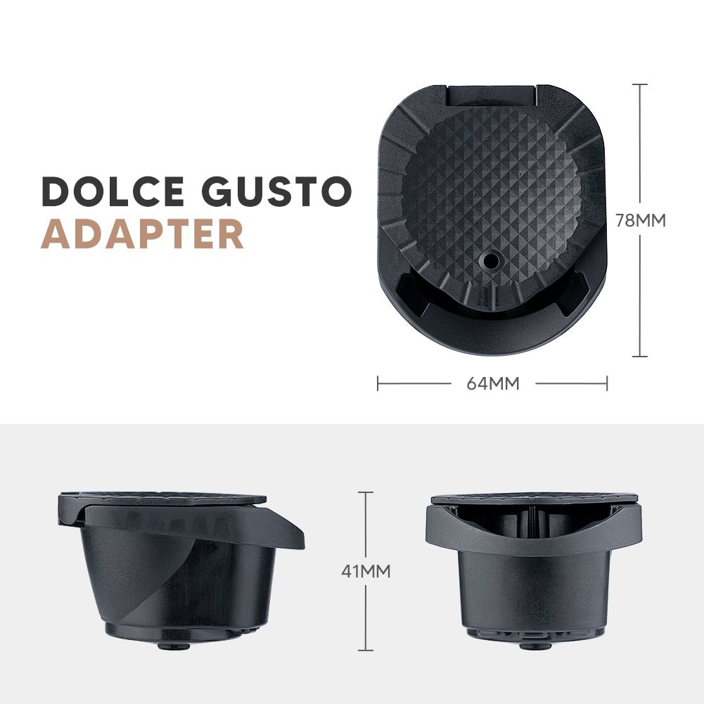 NEW ICafilas Adapter for Dolce Gusto PICCOLO XS/Genio S Machine Reusable Capsule Refillable Cafetera Expreso Coffee